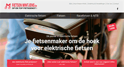 Desktop Screenshot of fietsenmintjens.be